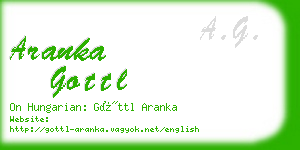 aranka gottl business card